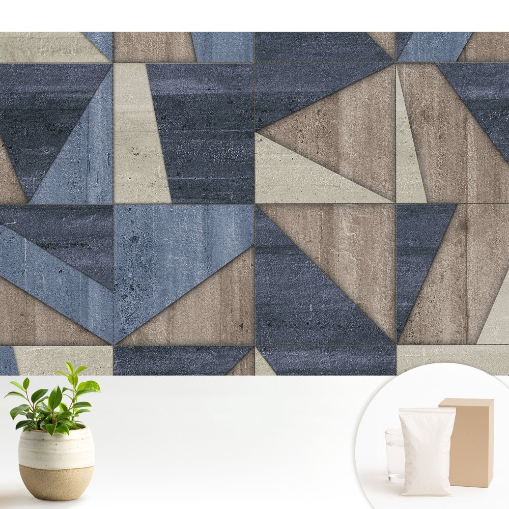 Mozaic geometric în tonuri pământii