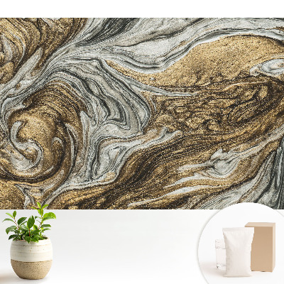 Vârtejuri și valuri abstracte în nuanțe calde