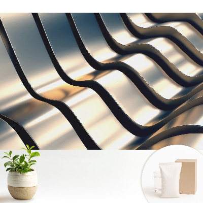 Valuri de metal într-un stil modern