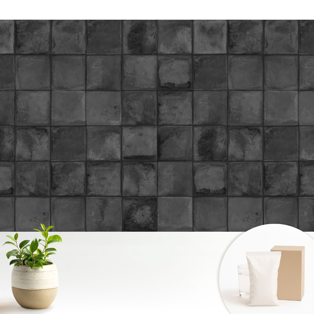 Plăci dreptunghiulare gri cu model geometric