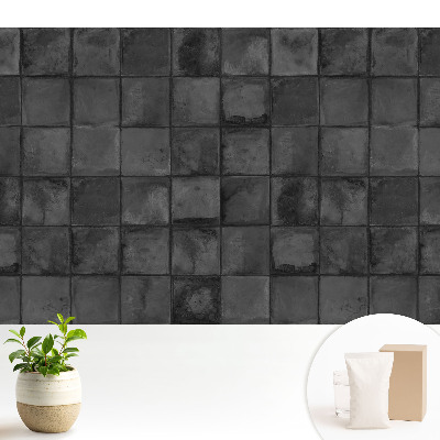 Plăci dreptunghiulare gri cu model geometric