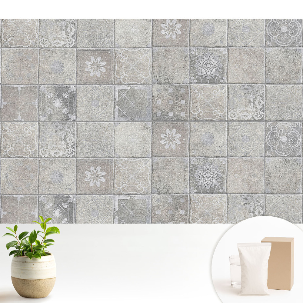 Gresie elegantă în nuanțe de gri și bej