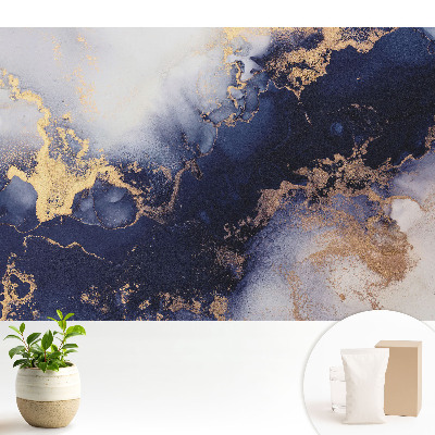 Eleganță bej-bleumarin abstract