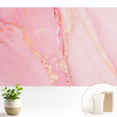 Pete roz subtile cu accente galbene