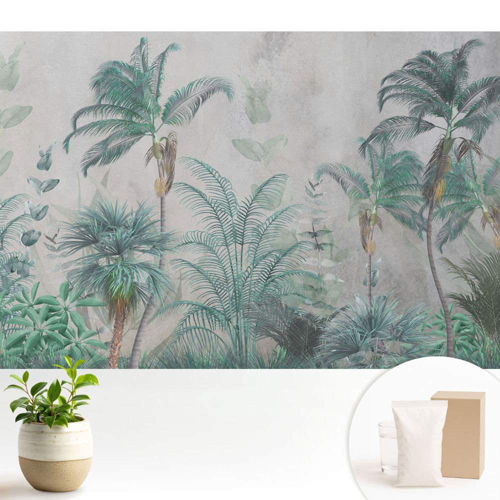 Palmieri și frunze tropicale