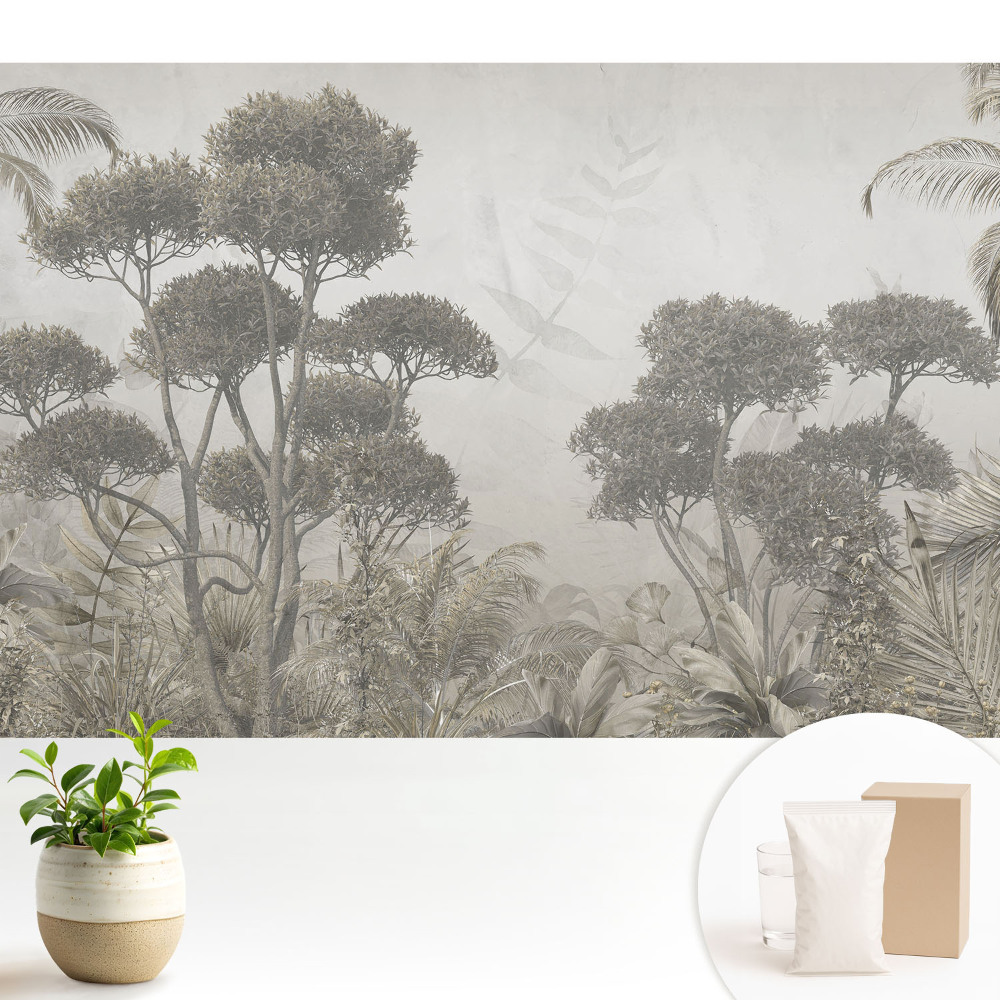 Armonie rustică a naturii, pădure exotică