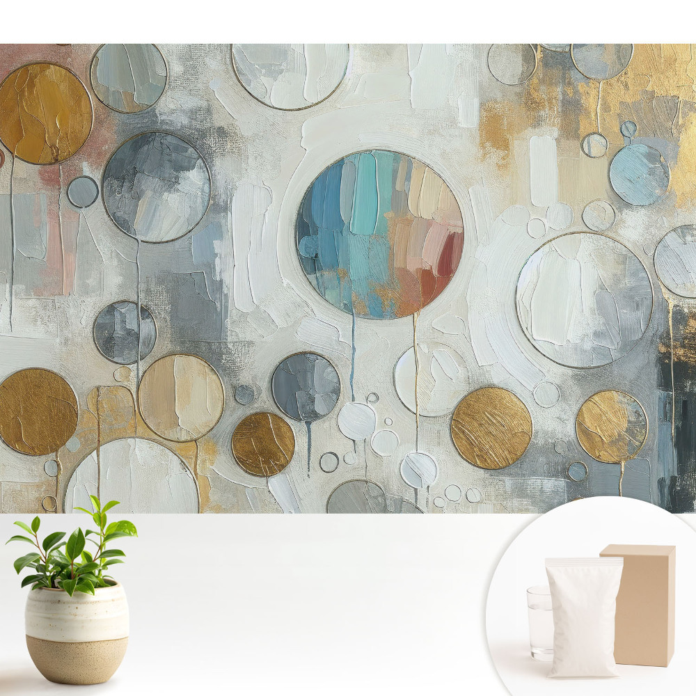 Cercuri colorate abstracte