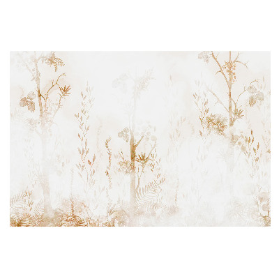 Motive botanice pe fundal deschis