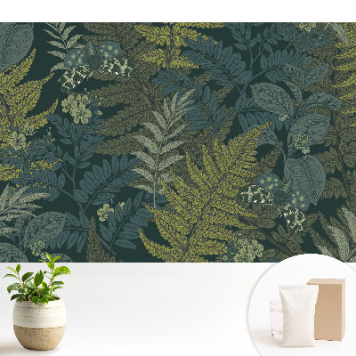 Frunze și fluturi într-un stil clasic