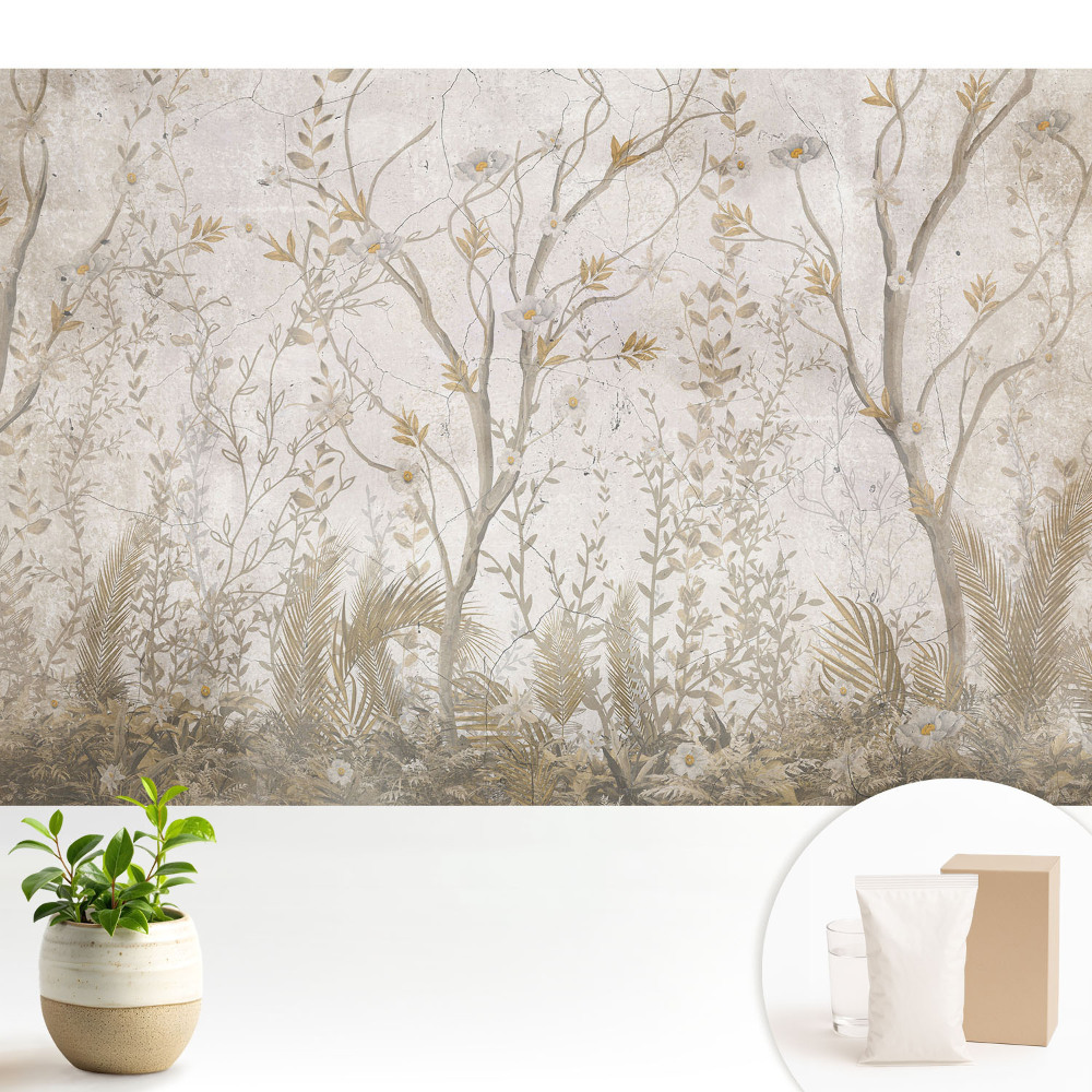 Grafică subtilă cu plante delicate