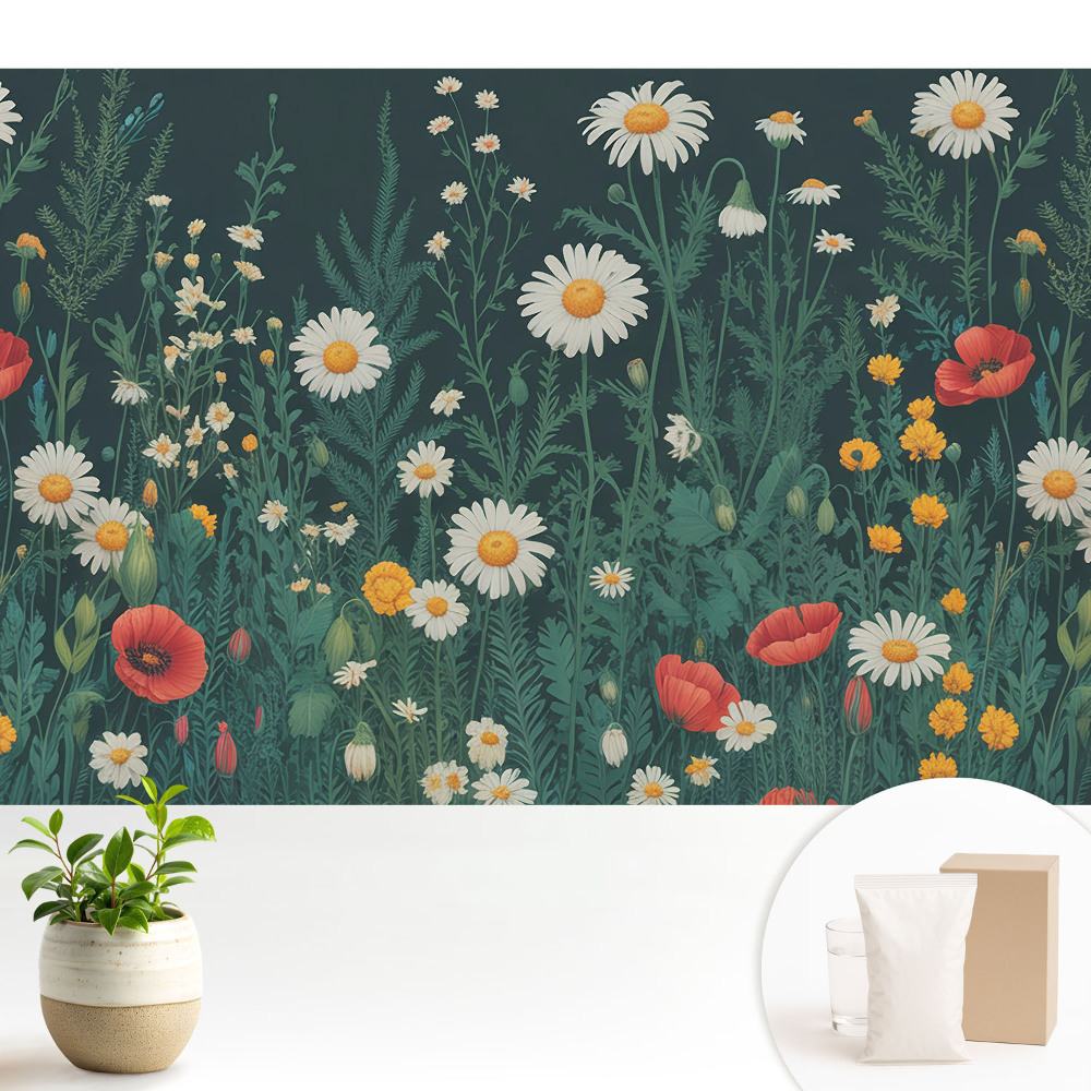 O pajiște plină de flori și pace de vară