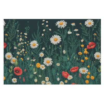 O pajiște plină de flori și liniște de vară