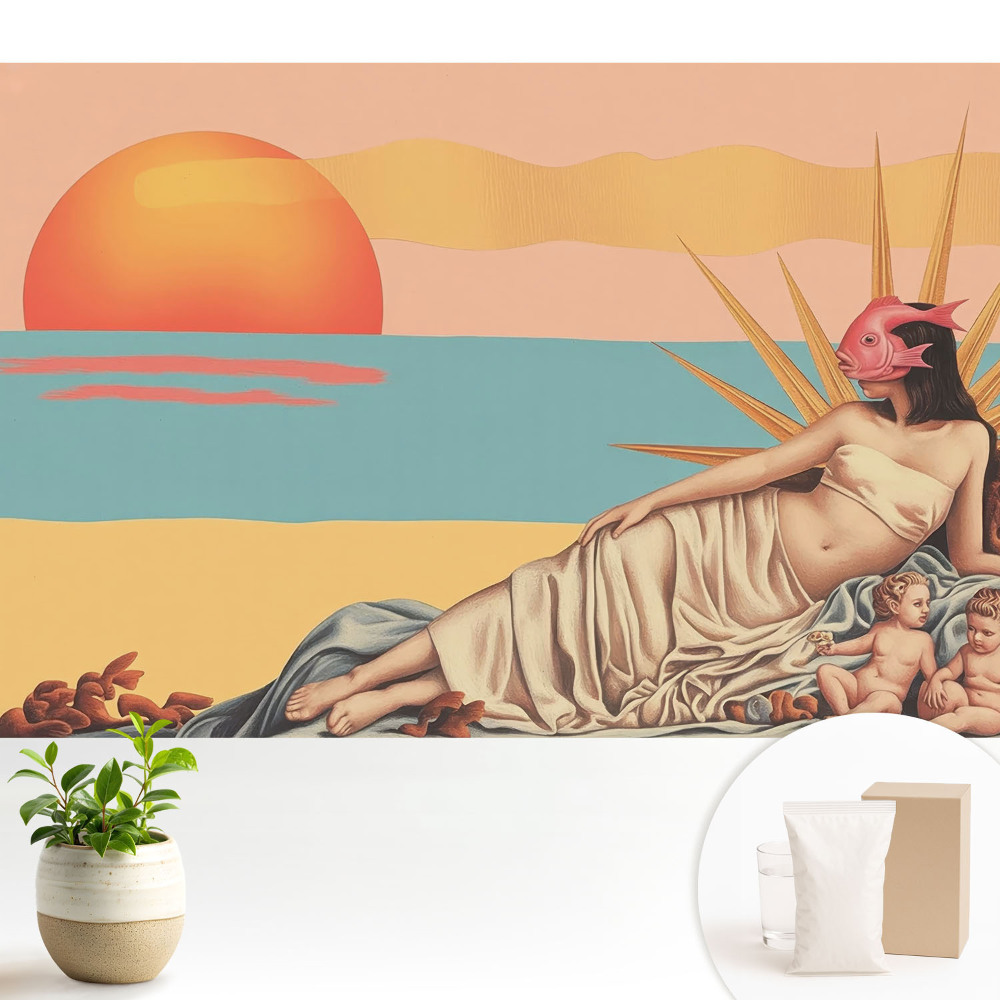 Suprarealism renascentist pastel vest