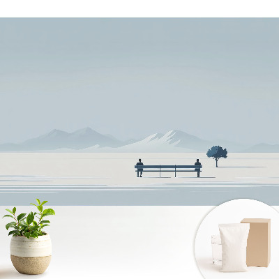 Pace pe o bancă sub un copac