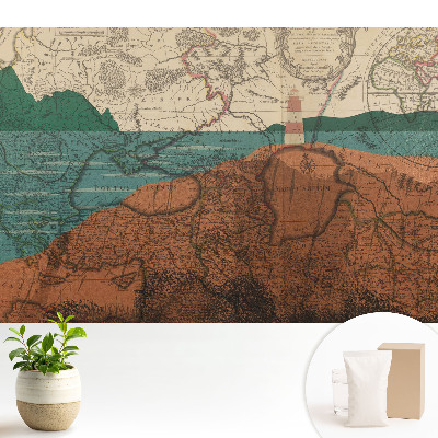 Hartă veche cu culori