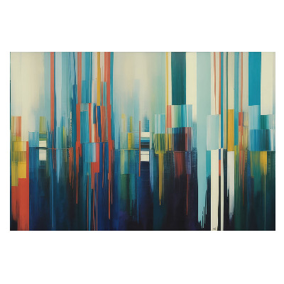 Dungi verticale colorate într-un motiv abstract