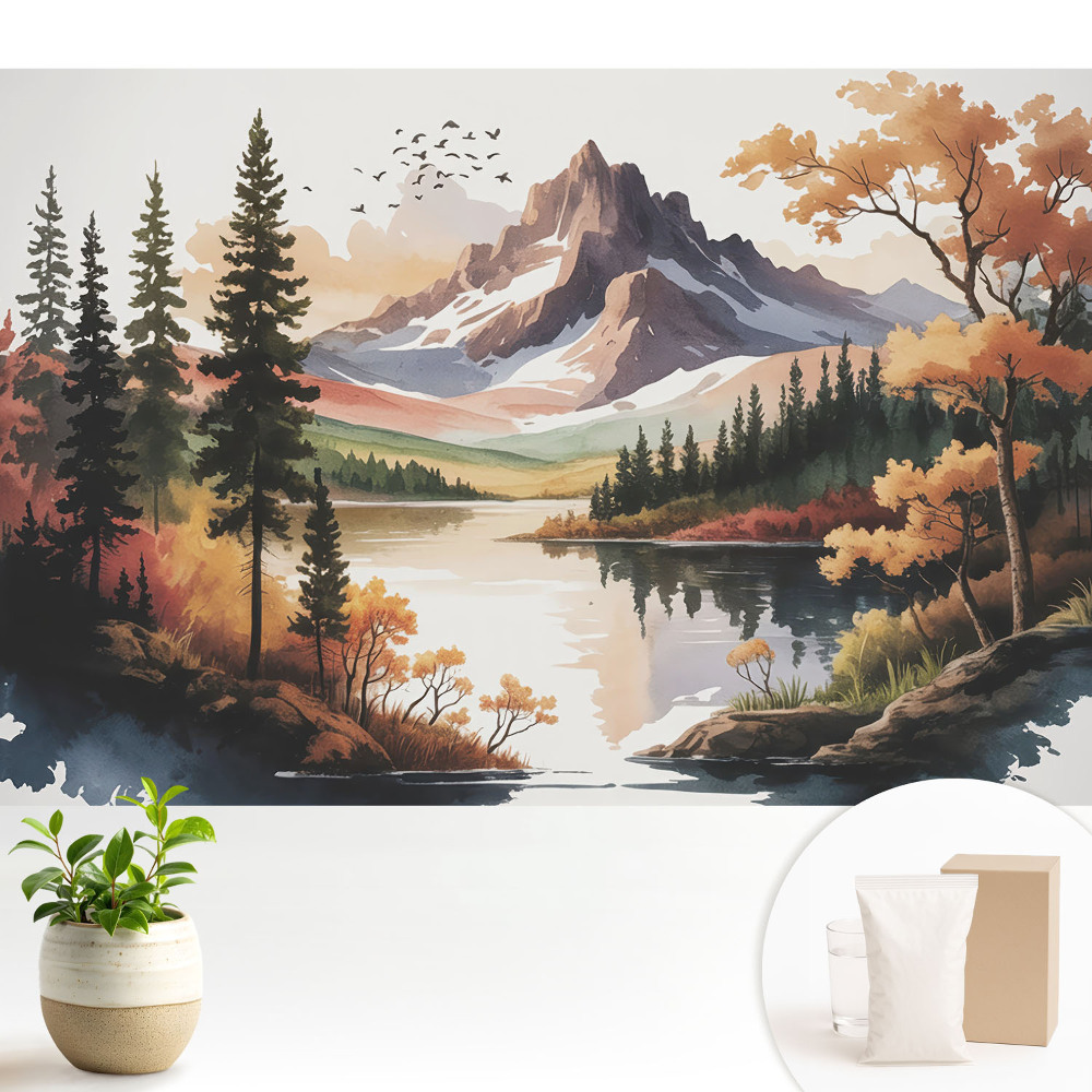 Panoramă montană de toamnă