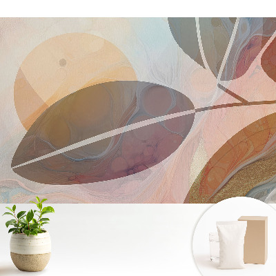 Frunze și cercuri abstracte