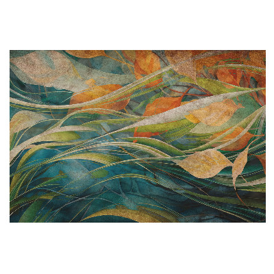 Frunze naturale plutind pe apă