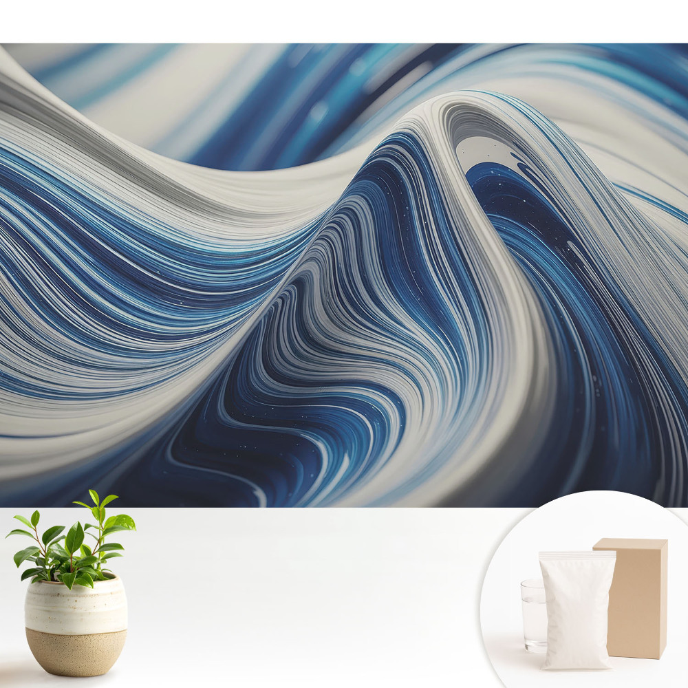 Valuri albastre abstracte