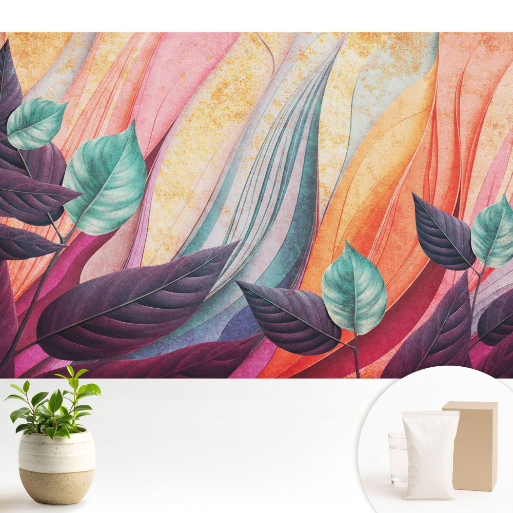 Frunze colorate fundal abstract