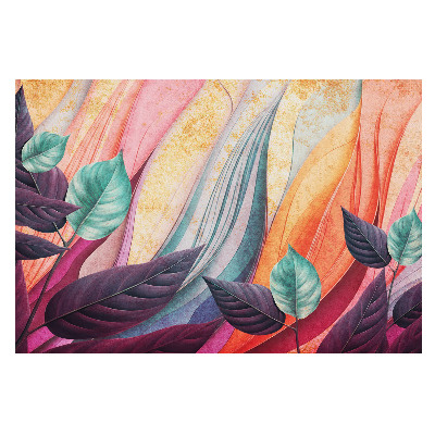 Frunze colorate pe fundal abstract