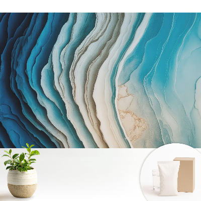 Valuri abstracte în nuanțe de albastru