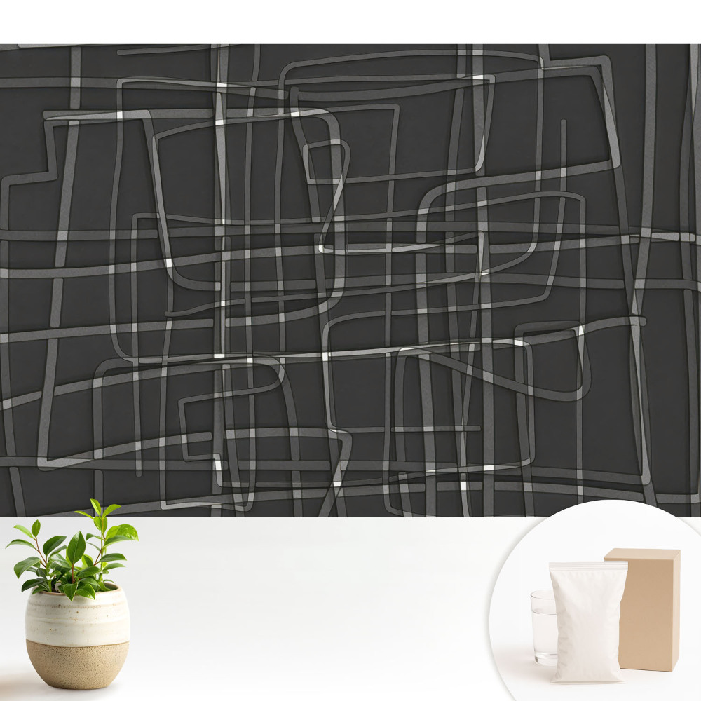 Geometrie și ritm pe un fundal întunecat