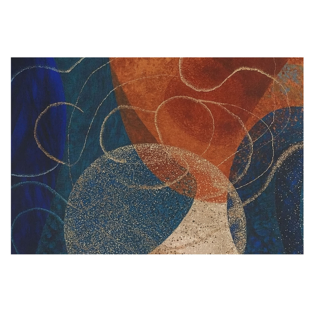 Abstracție modernă în culori contrastante
