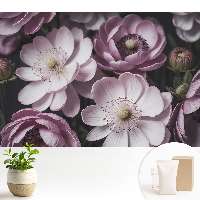 Flori roz și albe, clasice și elegante