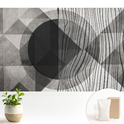 Modele geometrice elegante în nuanțe de gri