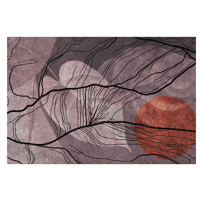 Linii abstracte cu cercuri într-un design dinamic