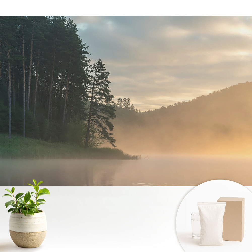 Peisaj cețos dimineața