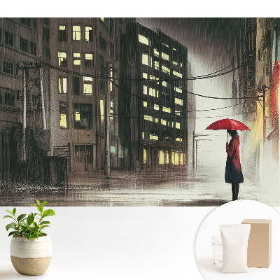 Misterul stării de spirit ploioase din oraș, noapte