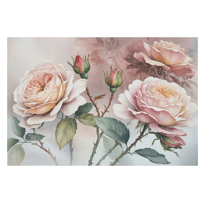 Aranjament cu flori romantice într-un stil clasic și delicat