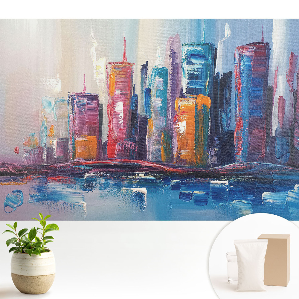 Abstracție urbană a culorilor