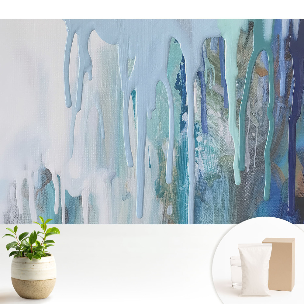 Culori abstracte mai subtile, saturate