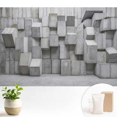 Cuboide industriale din beton.