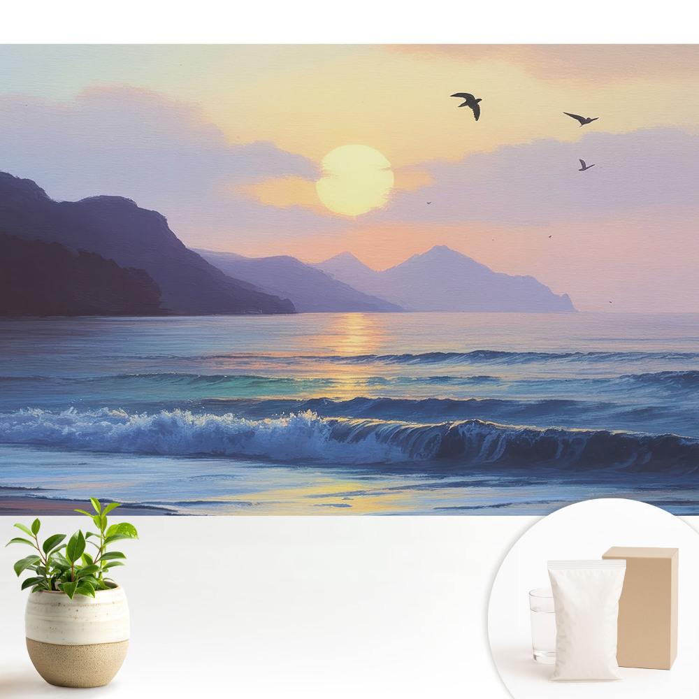 Apus de soare peste mare în stil clasic