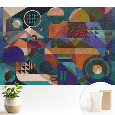 Abstracție geometrică colorată