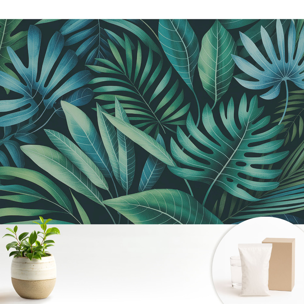 Modele armonioase de frunze tropicale