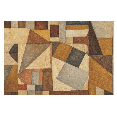 Forme geometrice şi culori calde