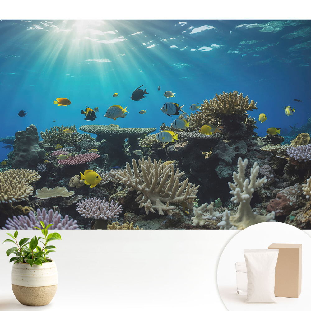 Corali subacvatici și pești colorați