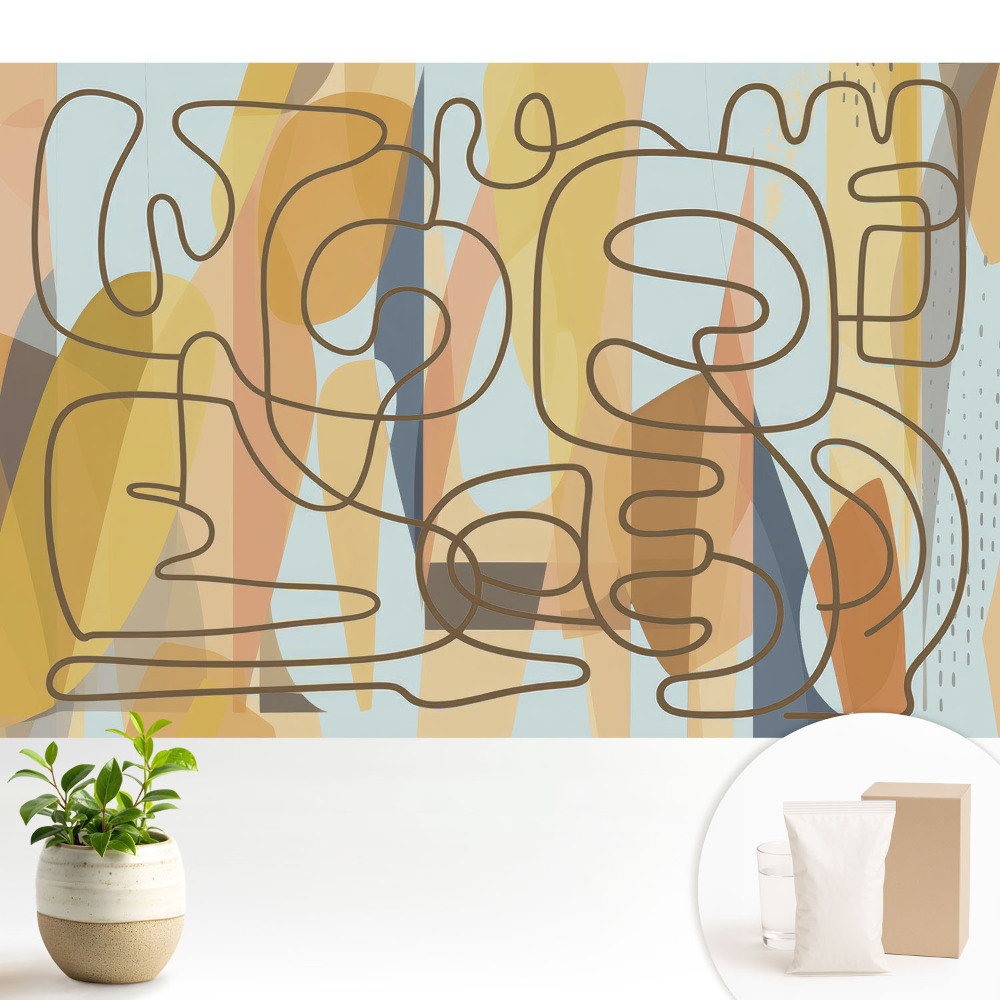 Linii și culori abstracte