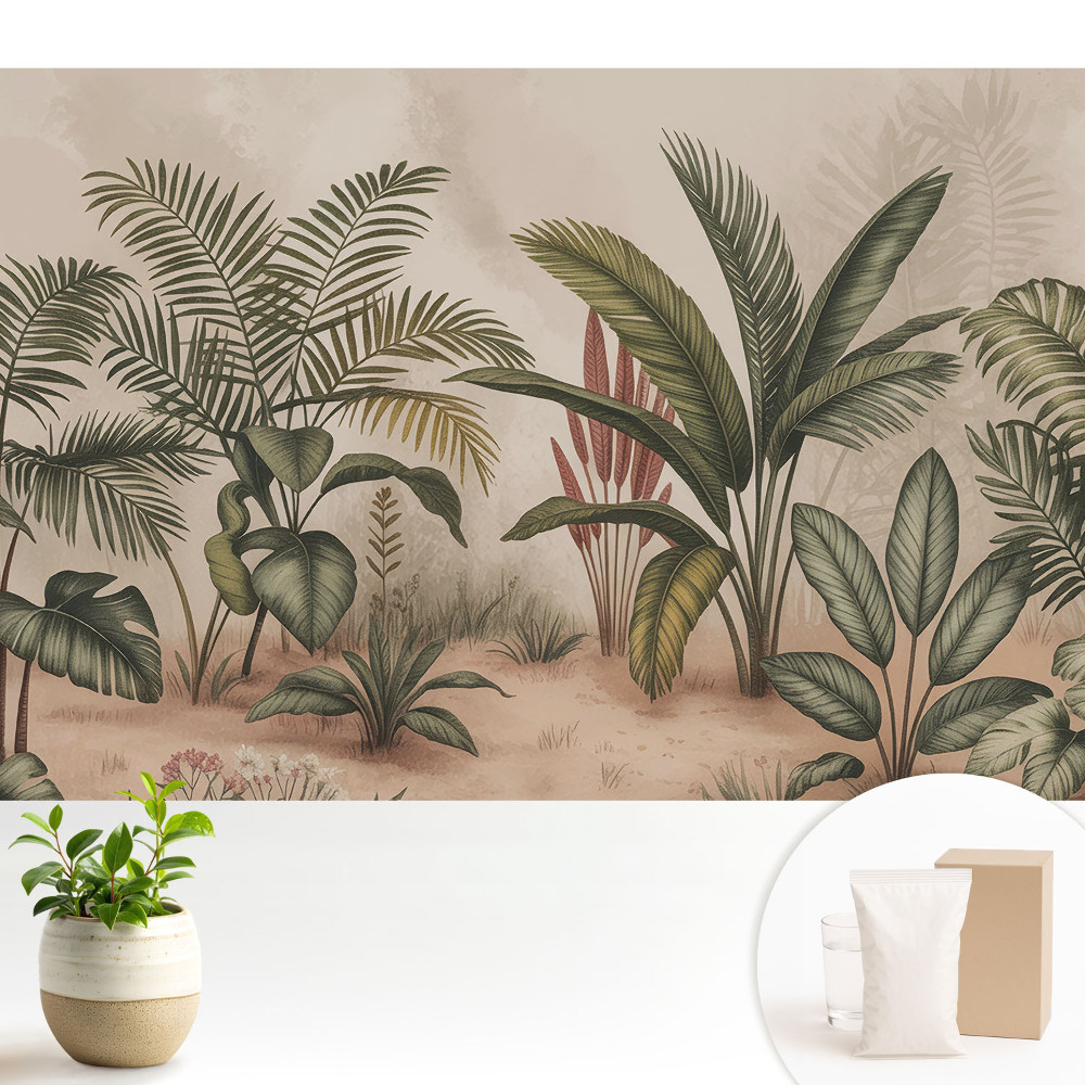 Frunze exotice în stil boho