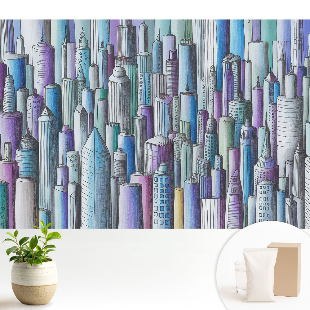 Zgârie-norii colorați ai metropolei