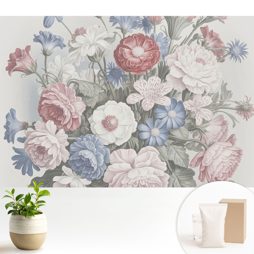 Flori colorate în armonie clasică