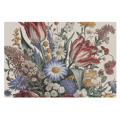 Un aranjament floral colorat în stil clasic