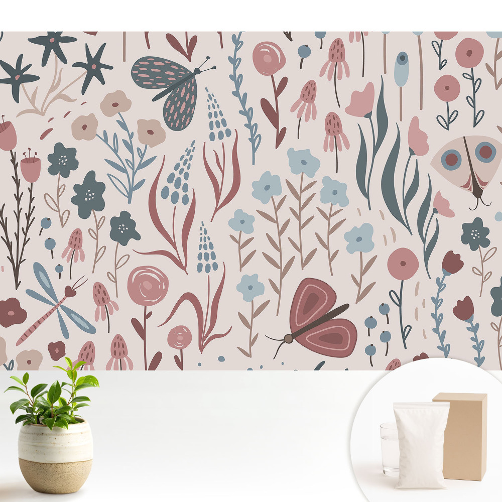 Flori și fluturi moderni