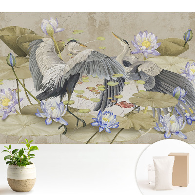 Macarale în jurul nuferilor într-un stil clasic